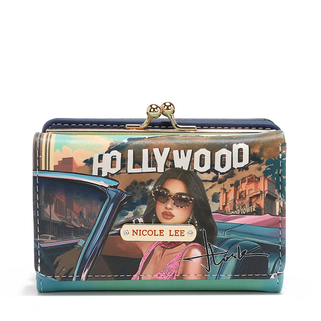 Billetero pequeño con boquilla Nicole Lee Hollywood Drive - KimondoShop