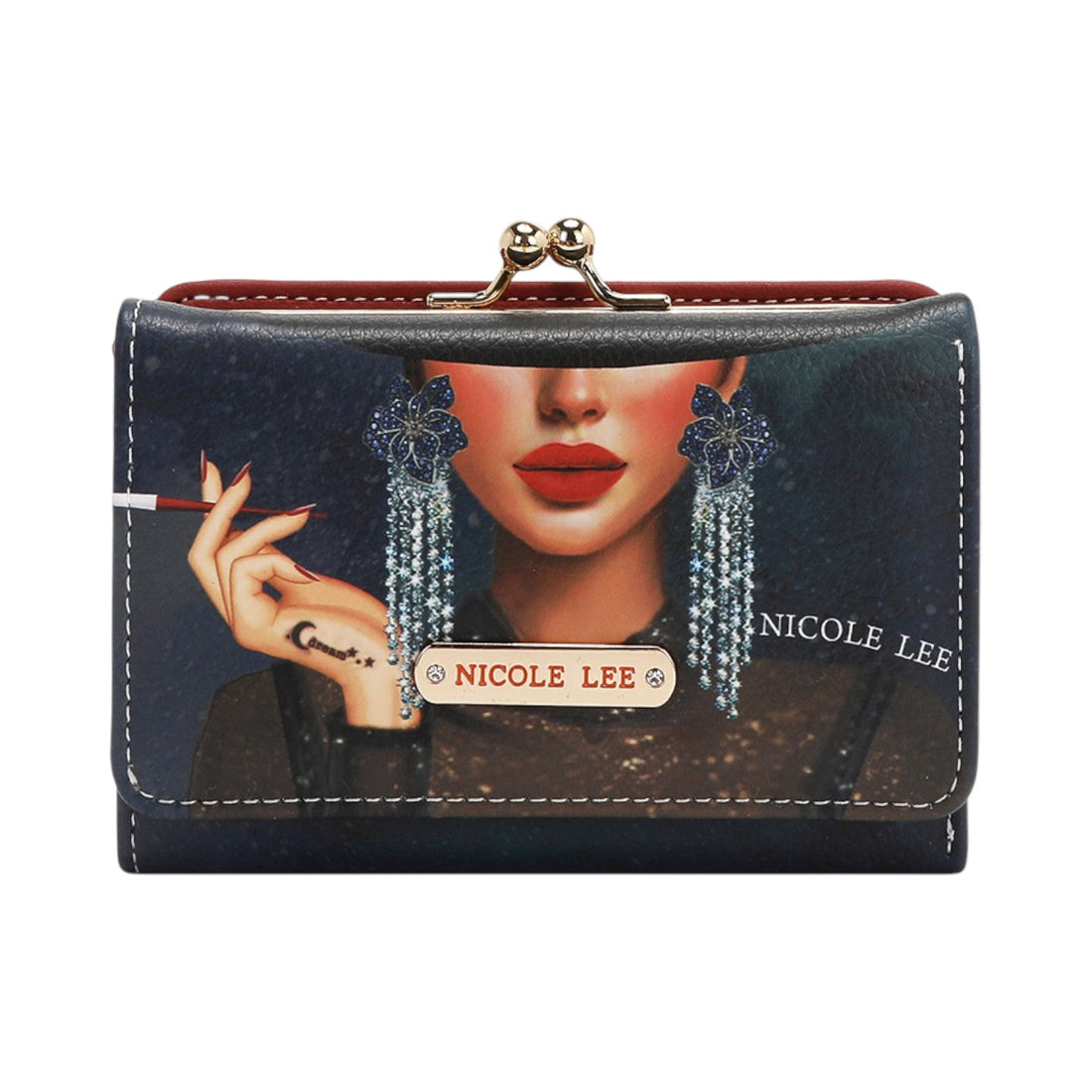 Billetero pequeño con boquilla Nicole Lee Samantha La Belleza - KimondoShop