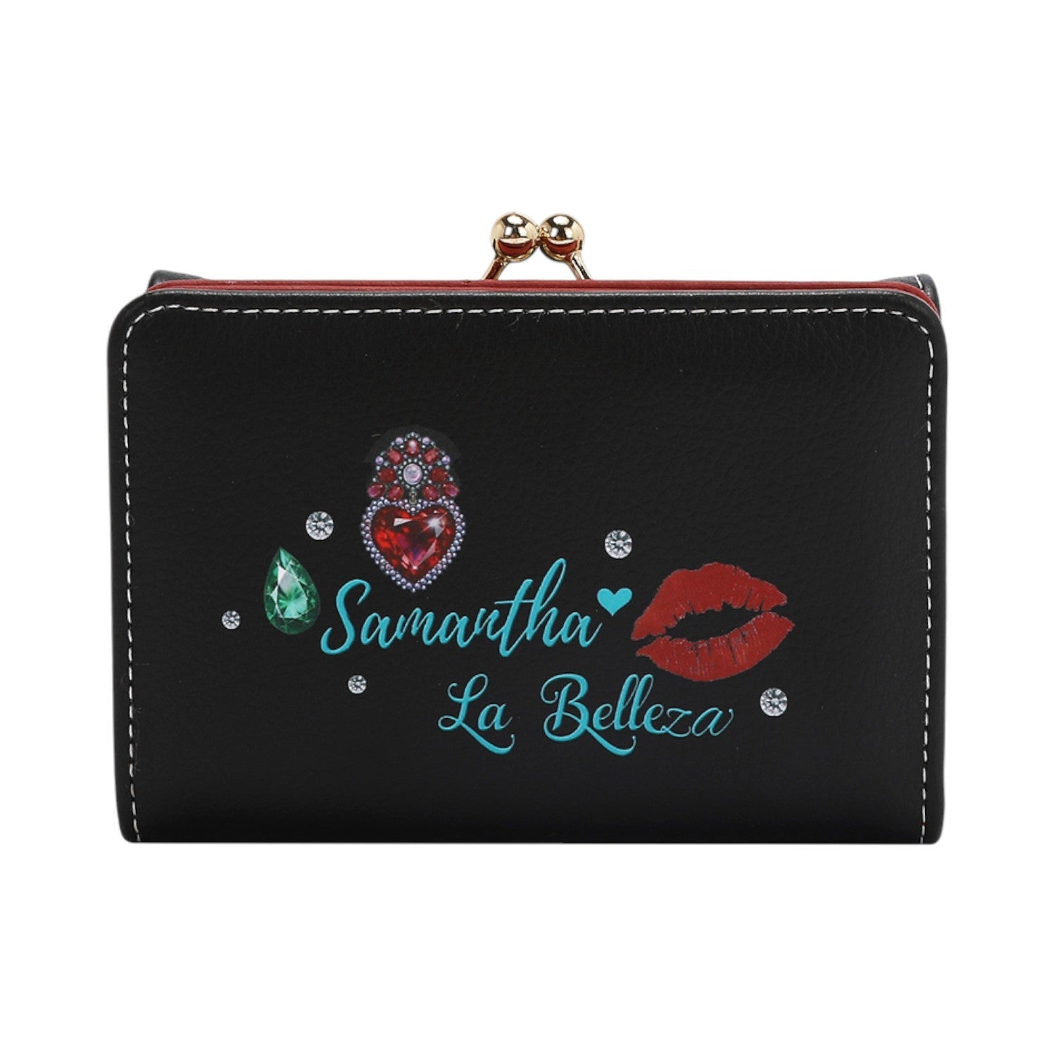 Billetero pequeño con boquilla Nicole Lee Samantha La Belleza - KimondoShop