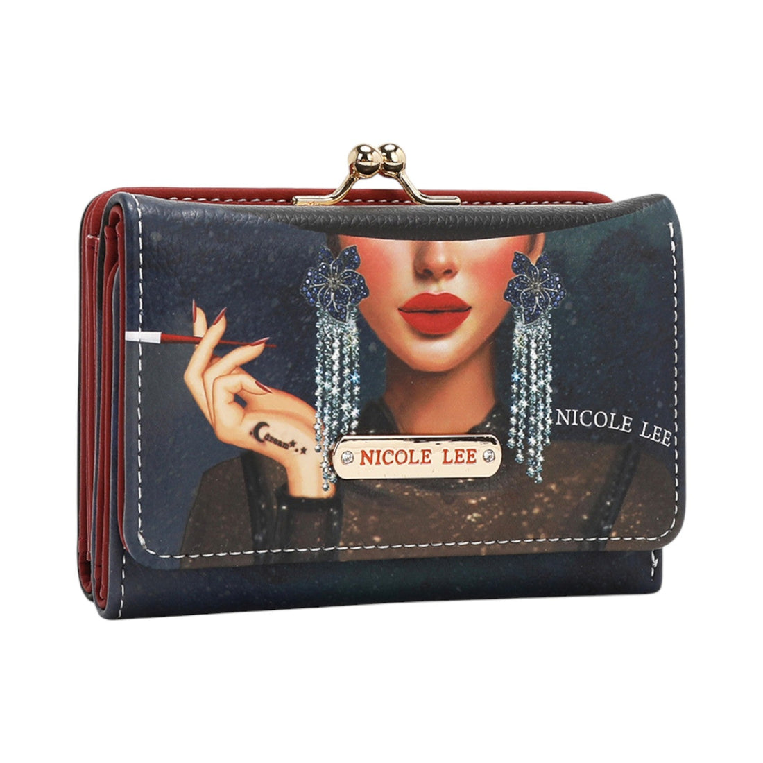 Billetero pequeño con boquilla Nicole Lee Samantha La Belleza - KimondoShop