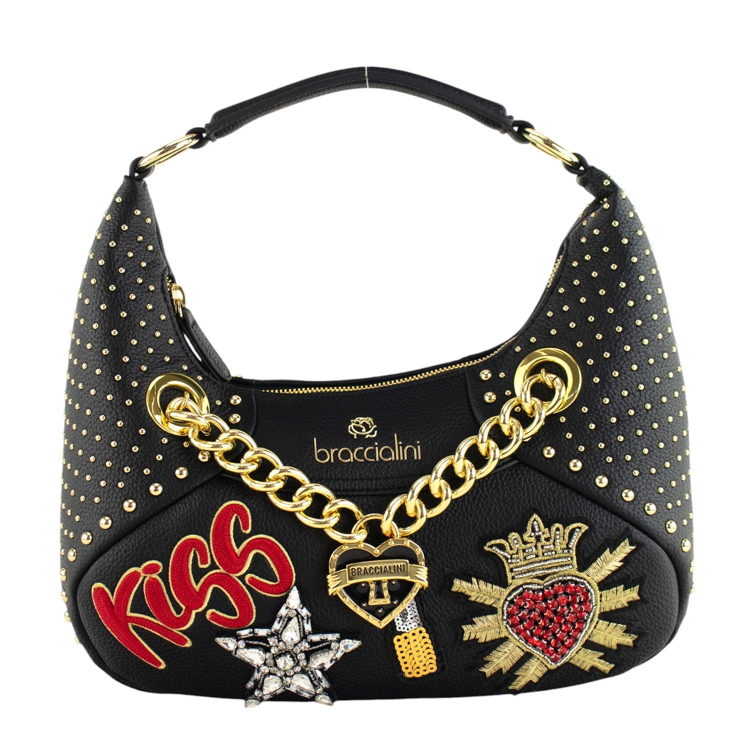 Bolso bandolera mediano Braccialini Rock - KimondoShop