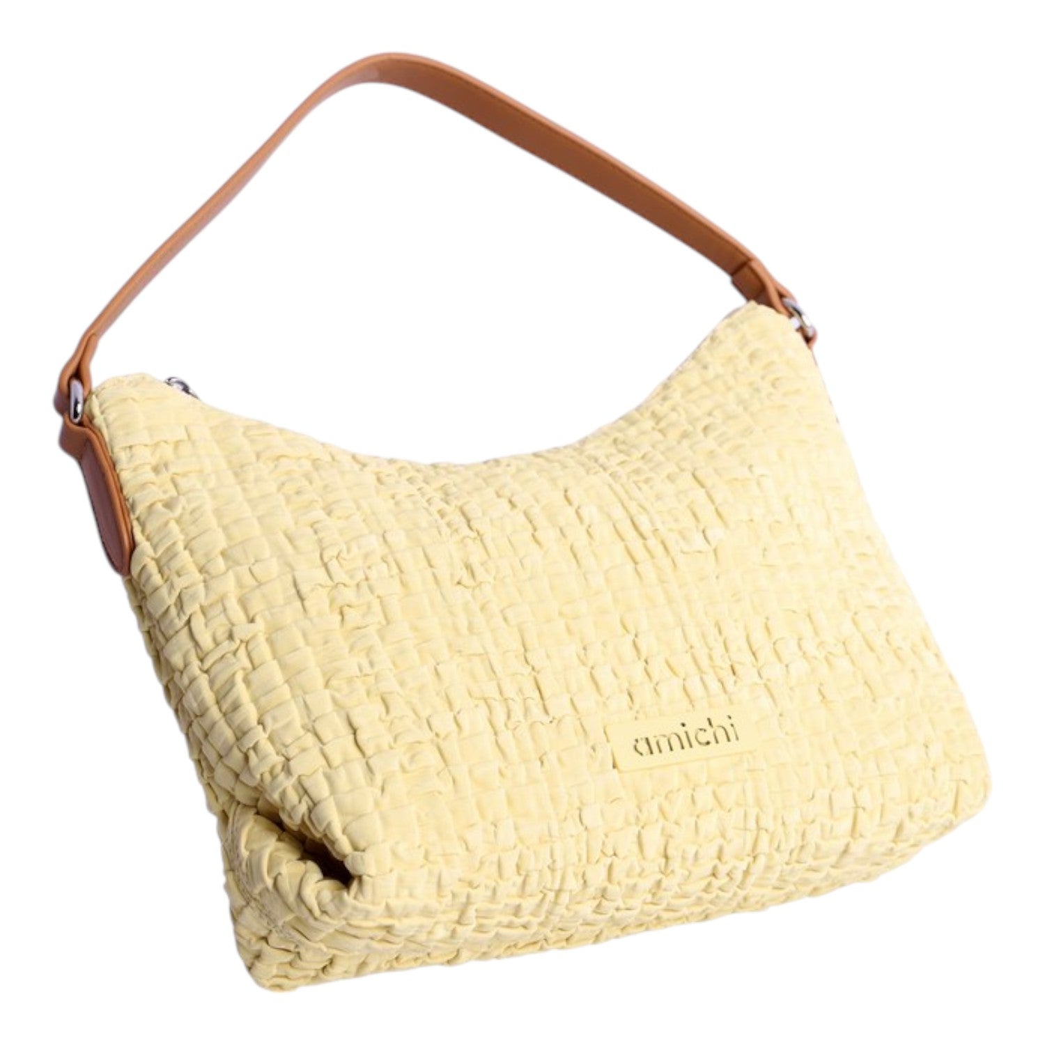 Bolso de hombro Amichi Flint Amarillo - KimondoShop
