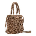Bolso de mano Anete Simosastre Camel - KimondoShop
