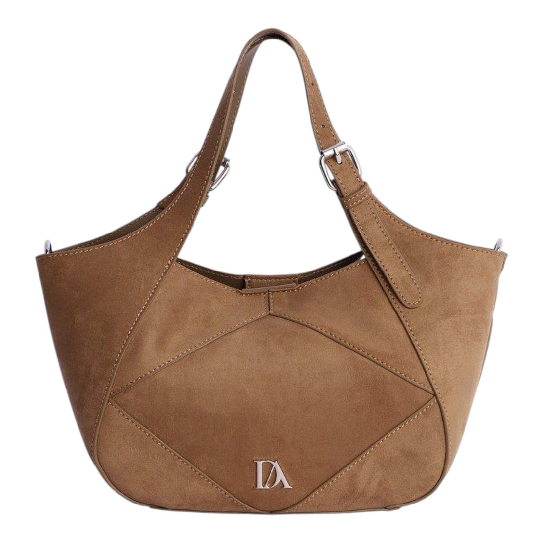 Bolso de mano Don Algodon Urbana Chic Marrón - KimondoShop