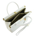 Bolso de mano en Piel Pregato Classic Blanco - KimondoShop