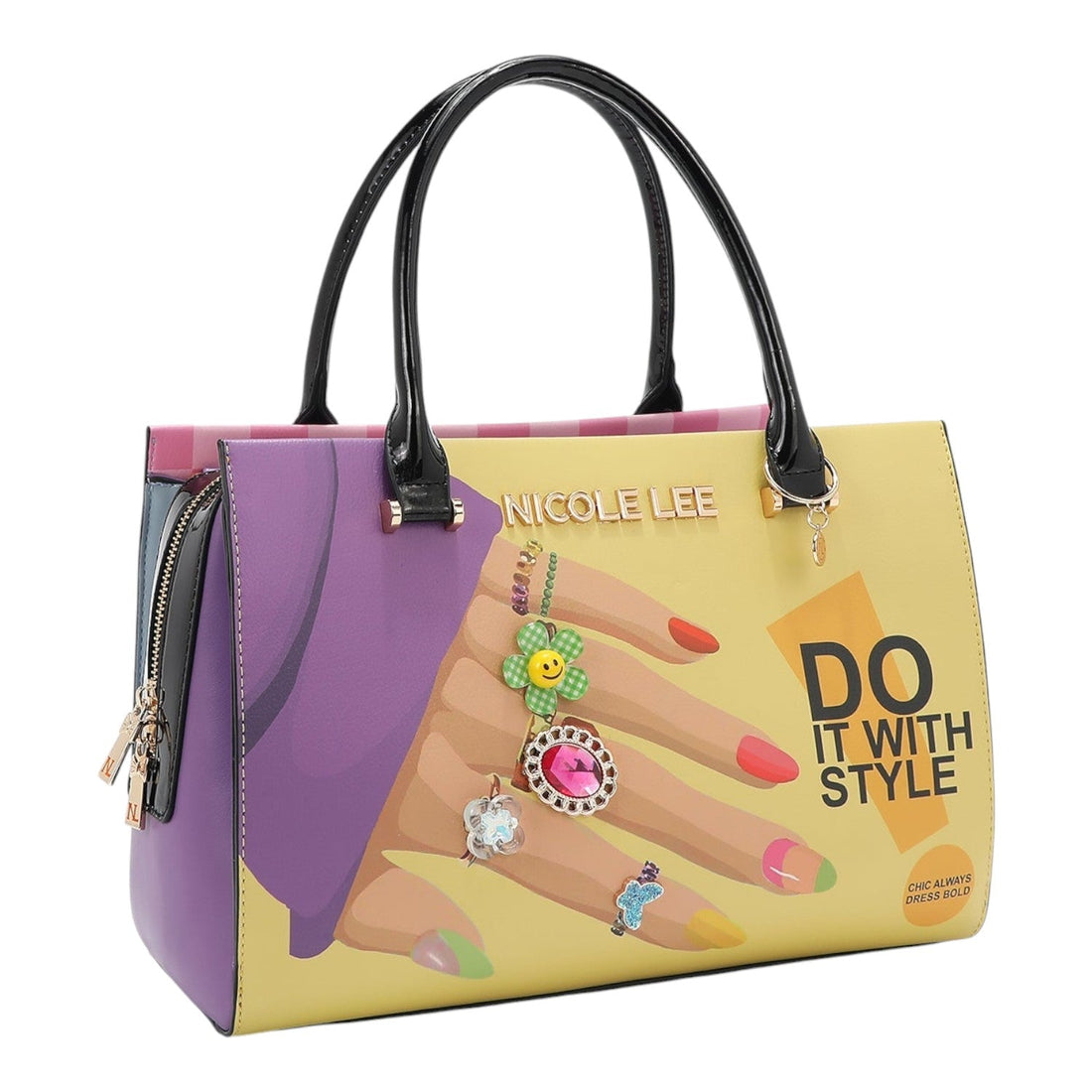 Bolso de mano triple Nicole Lee Nail Polish - KimondoShop