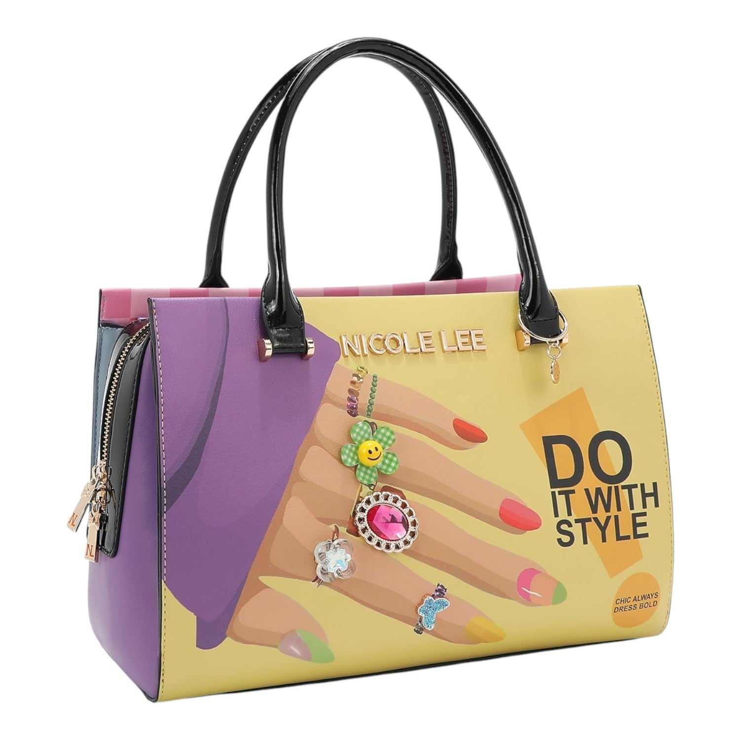 Bolso de mano triple Nicole Lee Nail Polish - KimondoShop