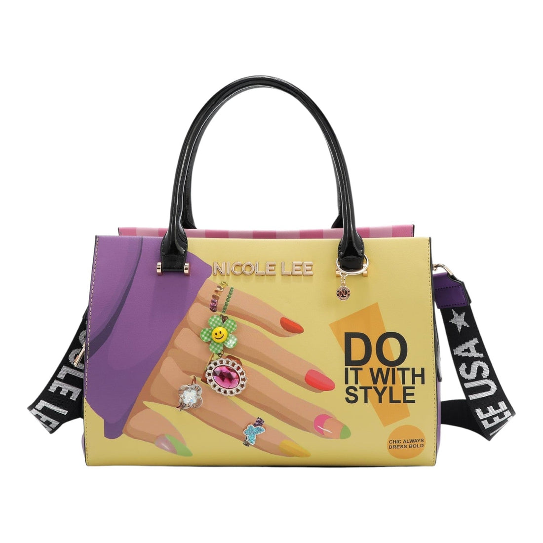 Bolso de mano triple Nicole Lee Nail Polish - KimondoShop