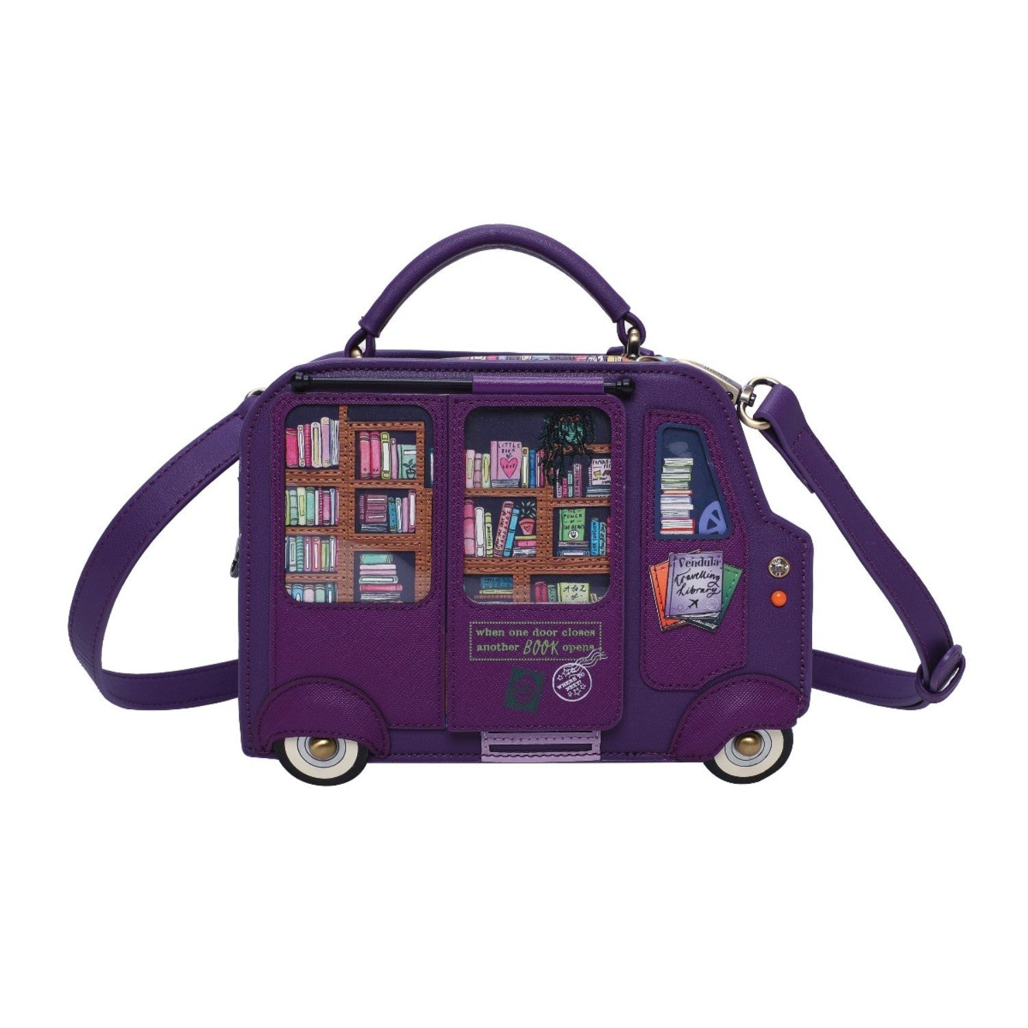 Bolso de mano Truck Vendula Travelling Library - KimondoShop