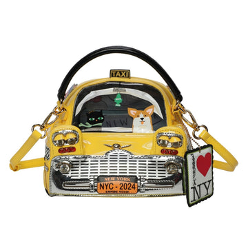 Bolso de Mano Vendula Taxi New York City Cats & Corgis - KimondoShop