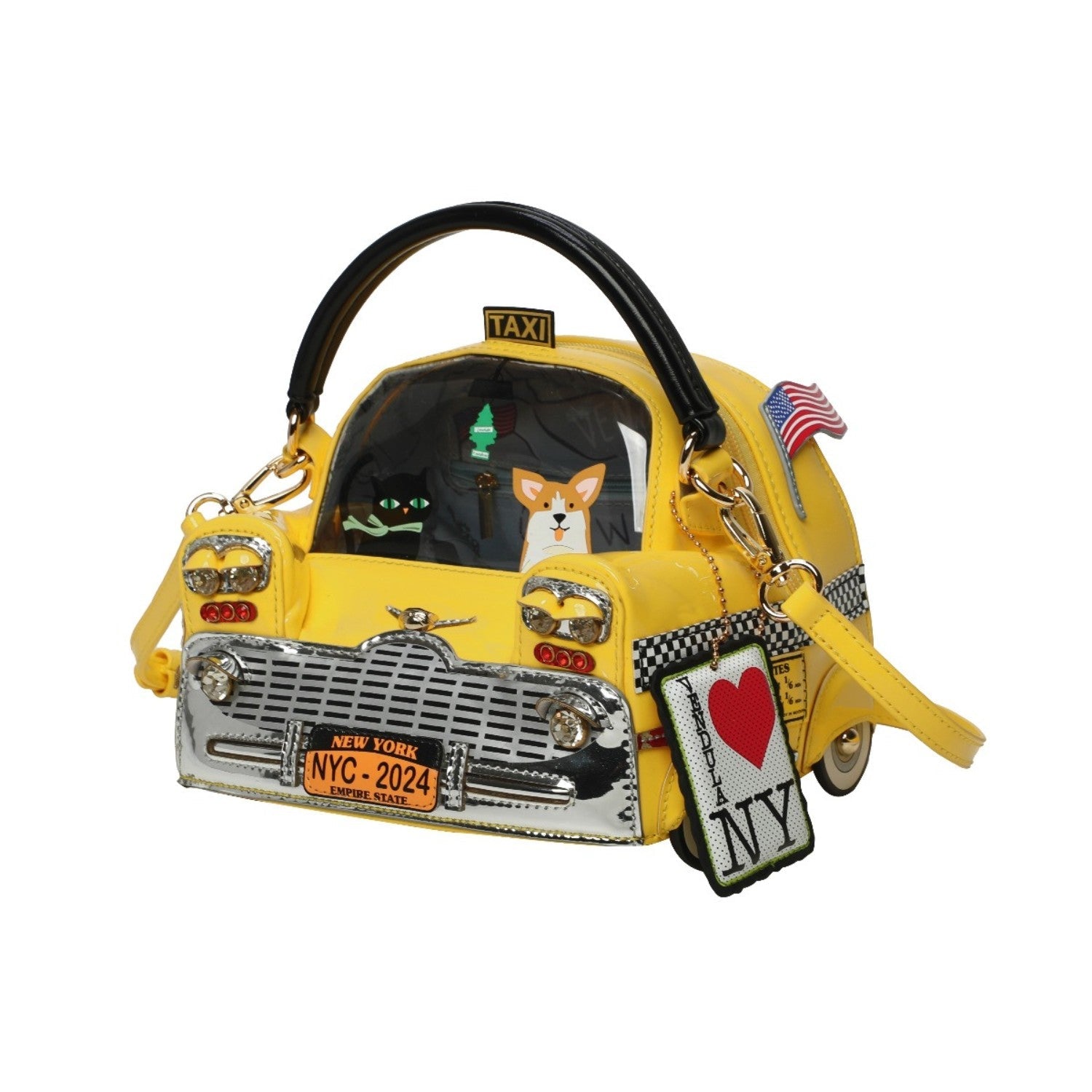 Bolso de Mano Vendula Taxi New York City Cats & Corgis - KimondoShop