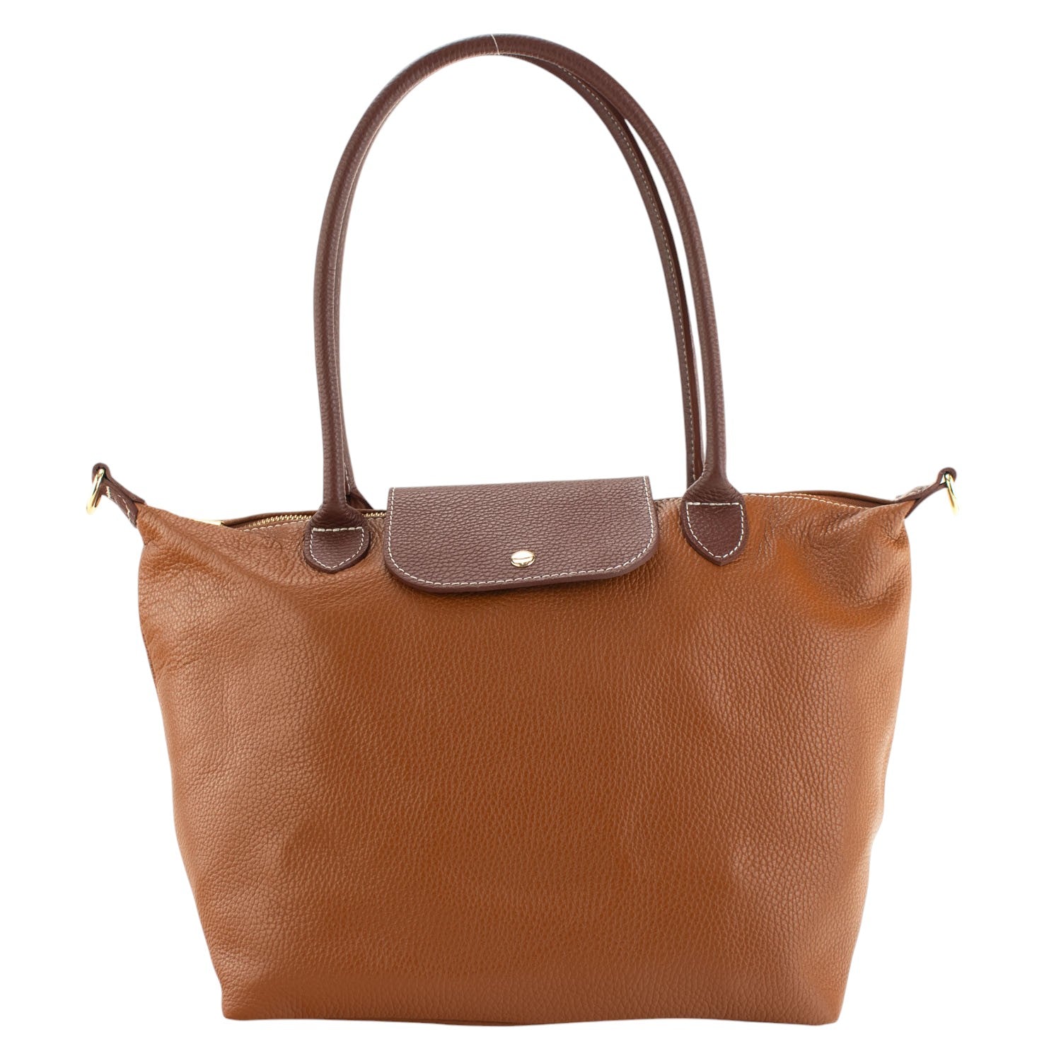 Bolso de Piel Pregato Allure Camel - KimondoShop