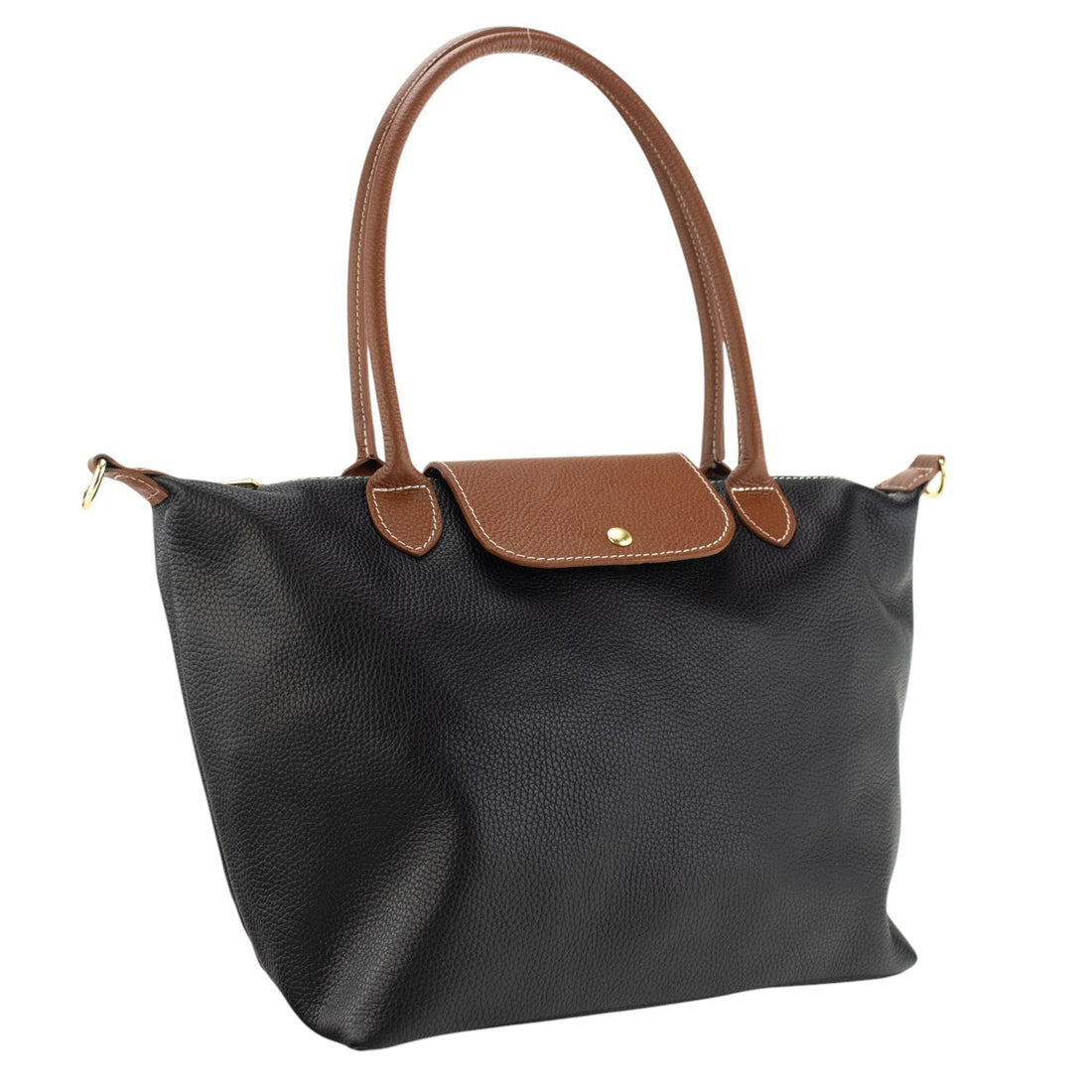 Bolso de Piel Pregato Allure Negro - KimondoShop