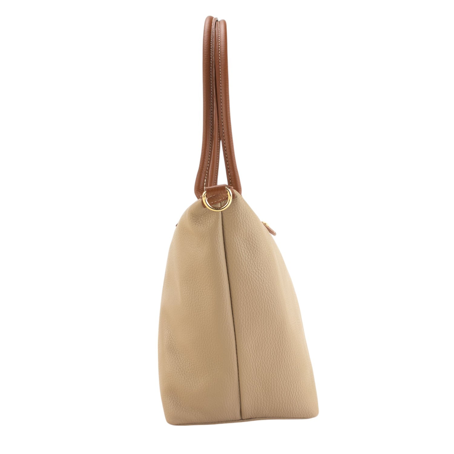 Bolso de Piel Pregato Allure Taupe claro - KimondoShop