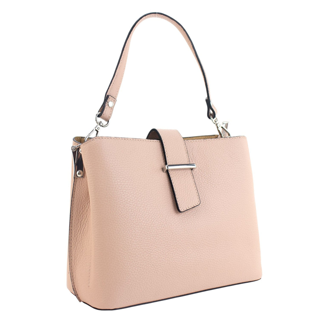 Bolso de Piel Pregato Eterea Nude - KimondoShop