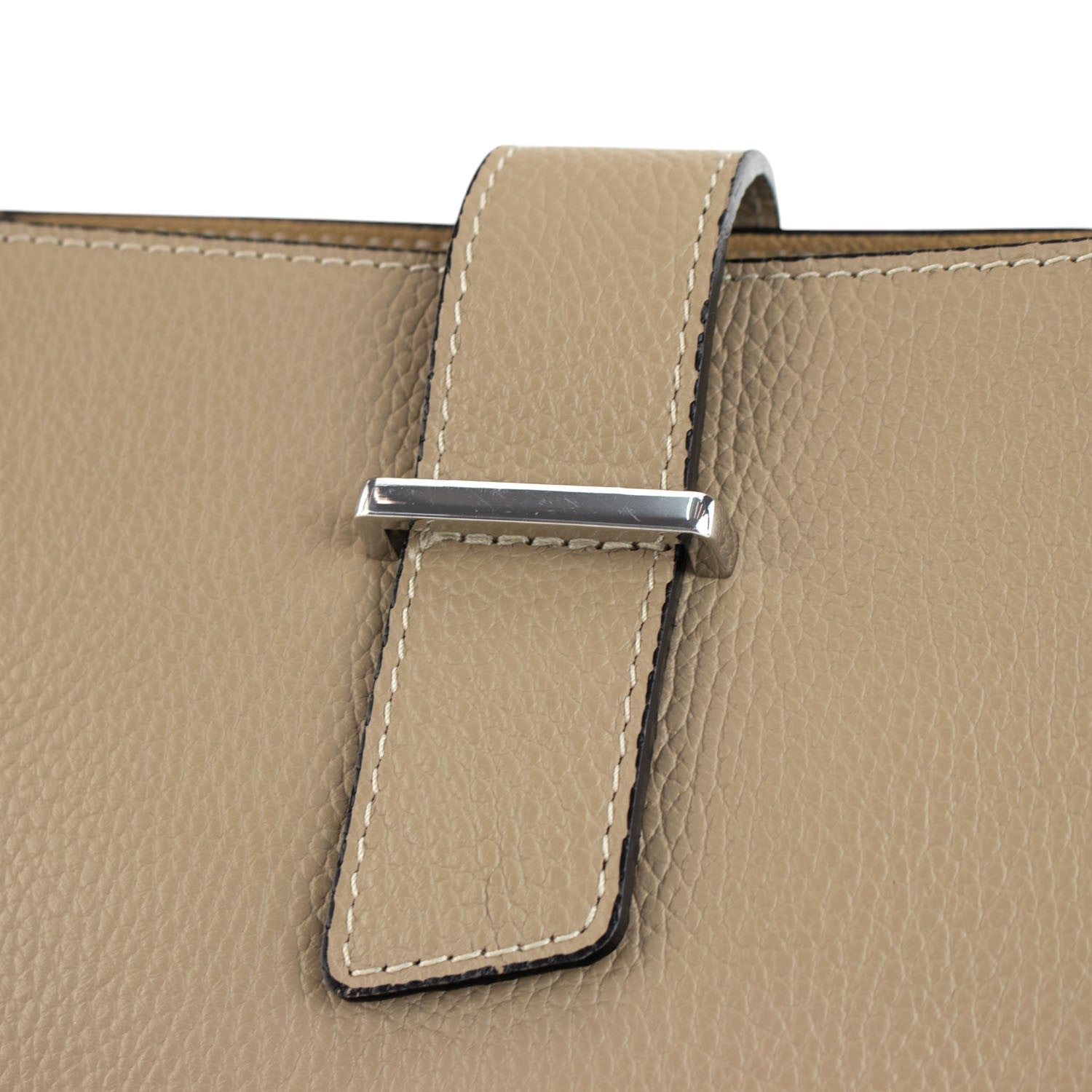 Bolso de Piel Pregato Eterea Taupe claro - KimondoShop