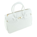Bolso de Piel Pregato Juliette Blanco - KimondoShop