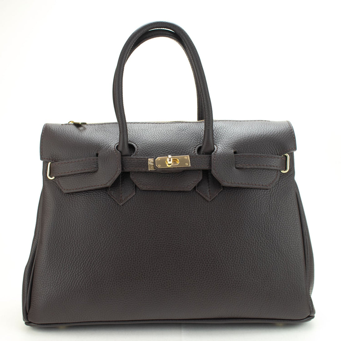 Bolso de Piel Pregato Juliette Chocolate - KimondoShop