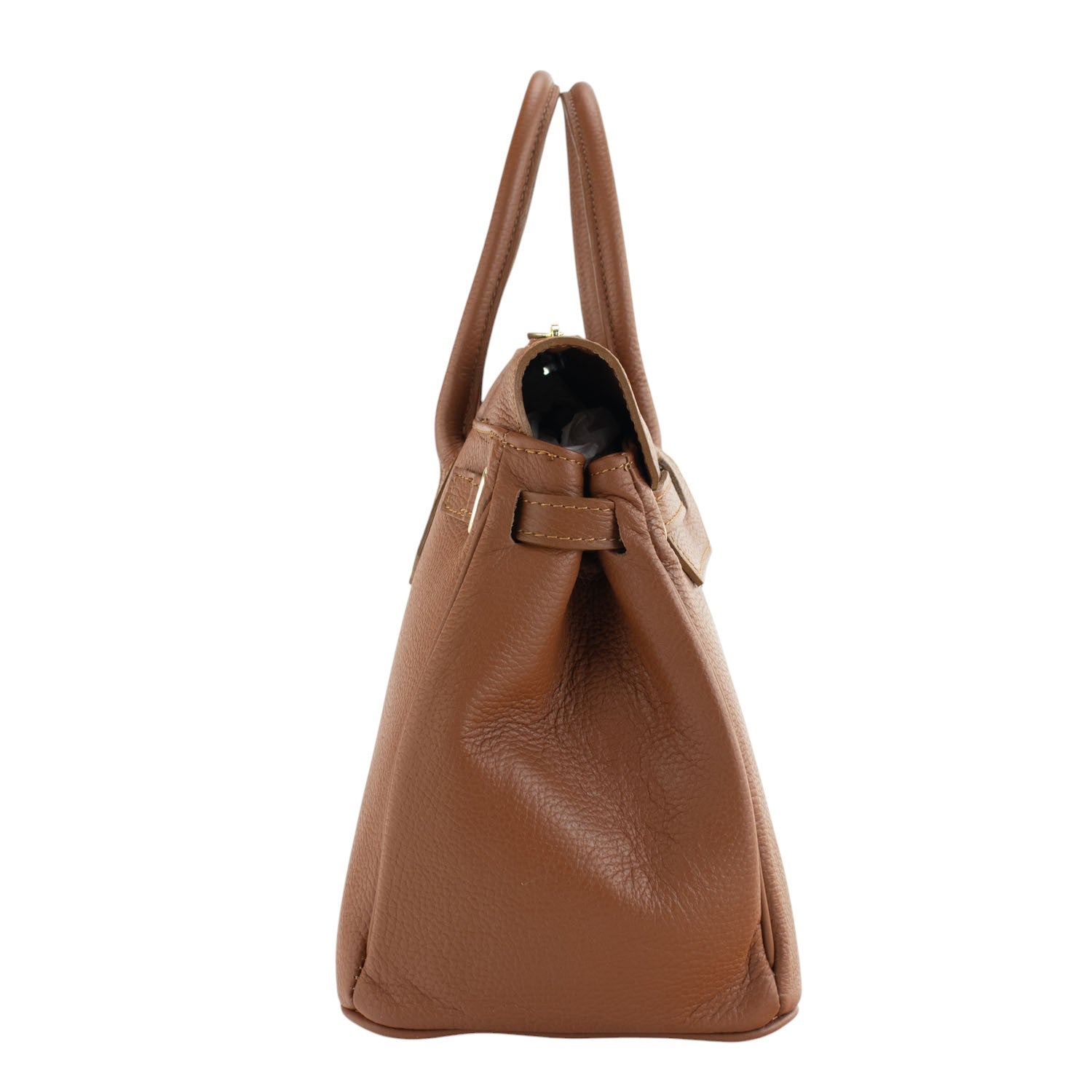 Bolso de Piel Pregato Juliette Marrón - KimondoShop