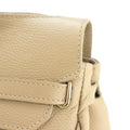 Bolso de Piel Pregato Juliette Taupe crema - KimondoShop