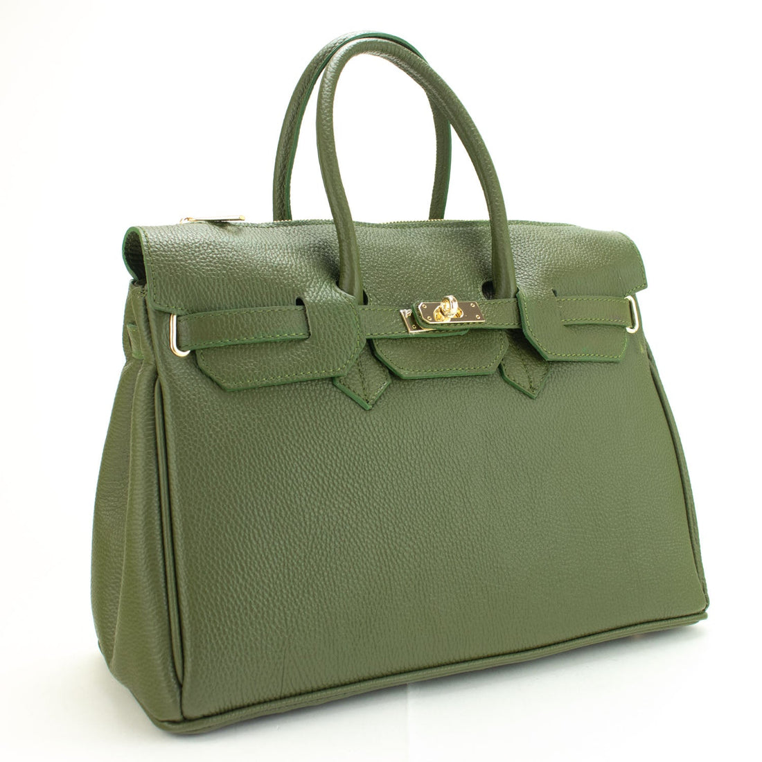 Bolso de Piel Pregato Juliette Verde - KimondoShop
