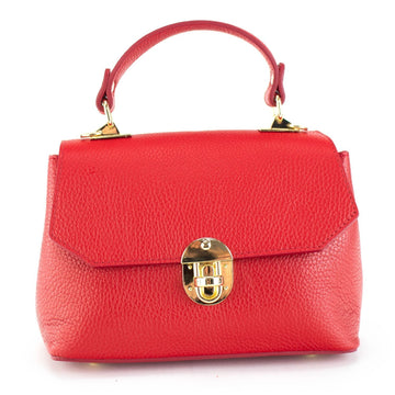 Bolso en Piel Pregato Carezza Rojo - KimondoShop