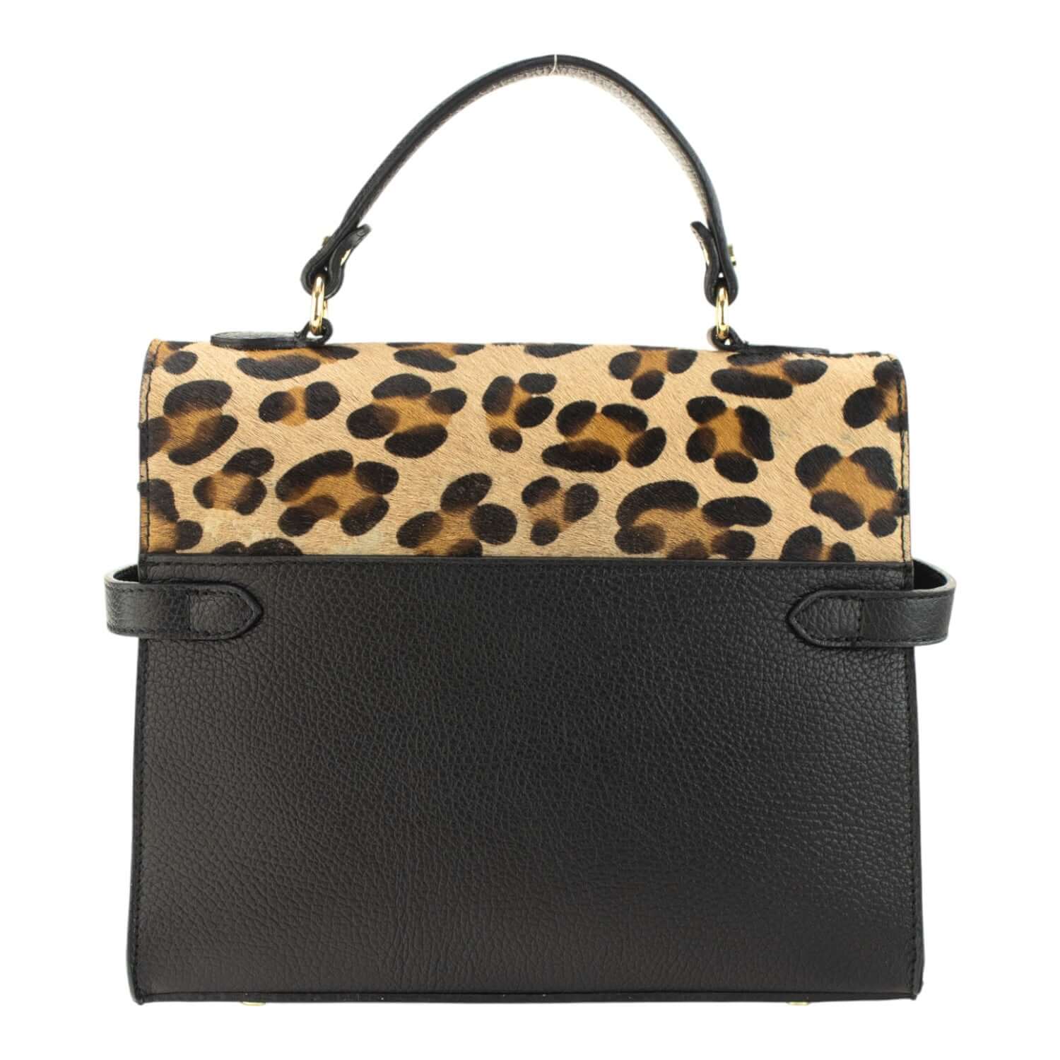 Bolso en piel Pregato Elara Premium Leopardo - KimondoShop