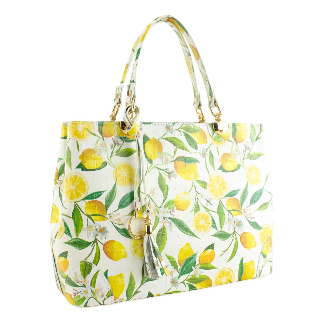 Bolso en piel Pregato Eleganza Lemons - KimondoShop