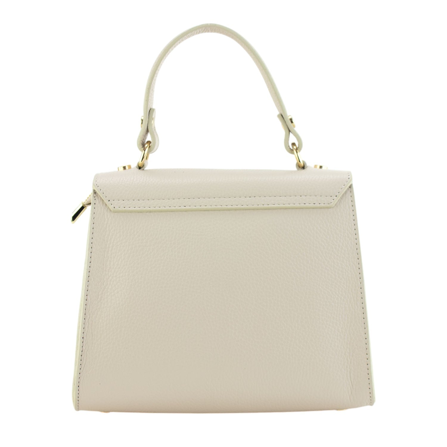 Bolso en Piel Pregato Latenza Beige - KimondoShop