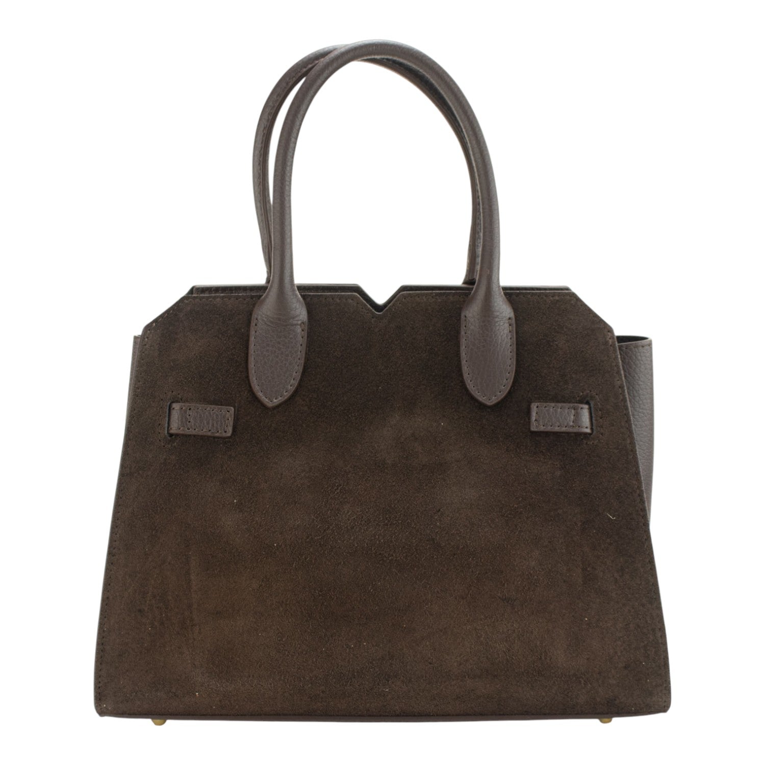 Bolso en Piel Pregato Lizea Chocolate - KimondoShop