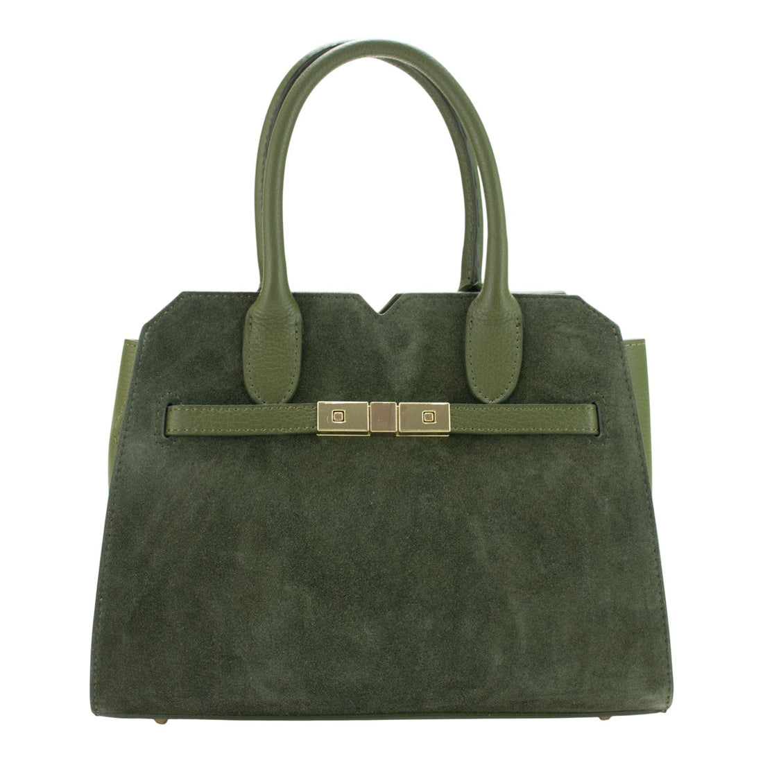 Bolso en Piel Pregato Lizea Verde - KimondoShop