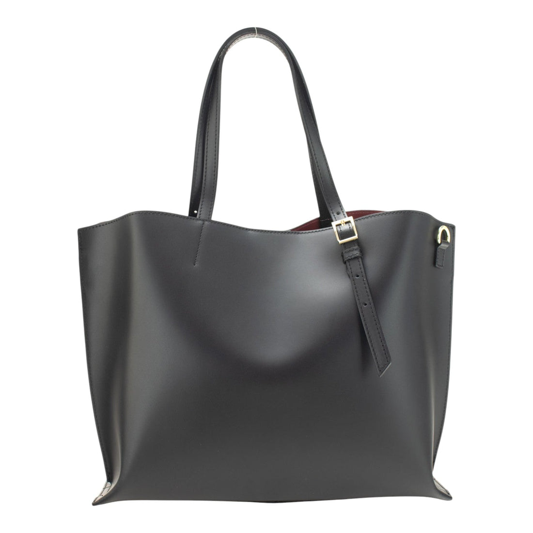 Bolso en Piel Pregato Toscana Negro - KimondoShop