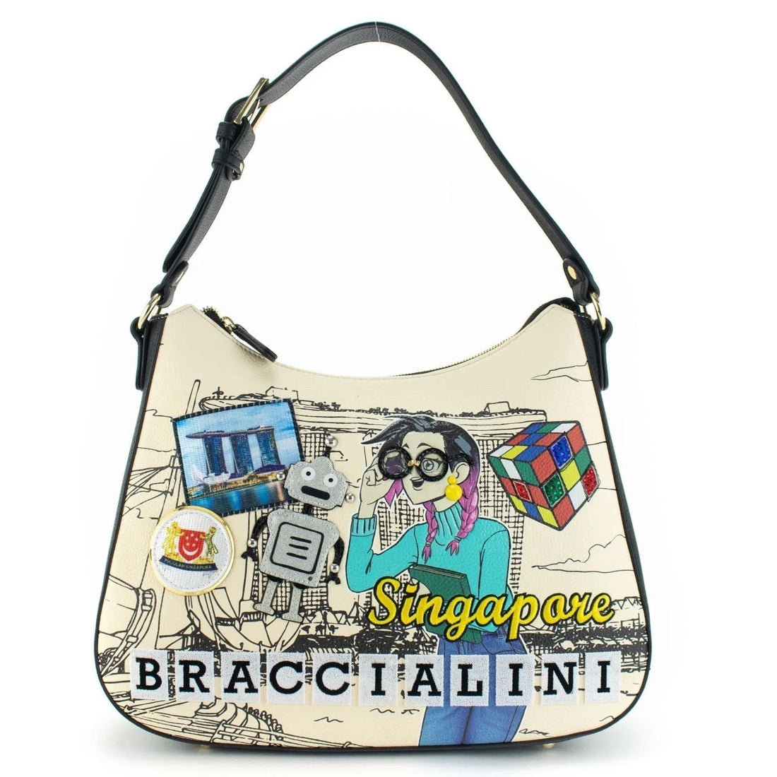 Bolso góndola Braccialini Singapore - KimondoShop