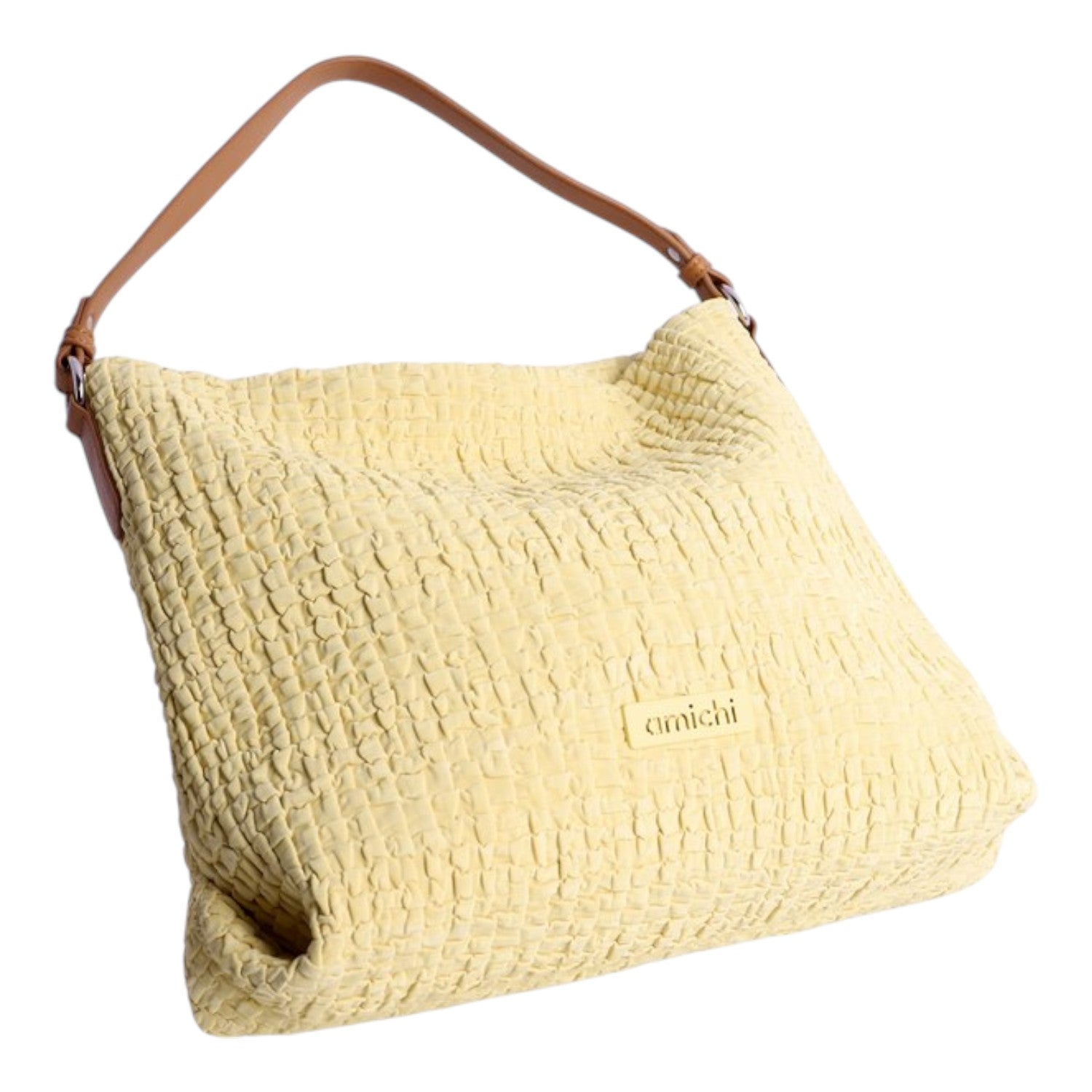 Bolso hobo Amichi Flint Amarillo - KimondoShop