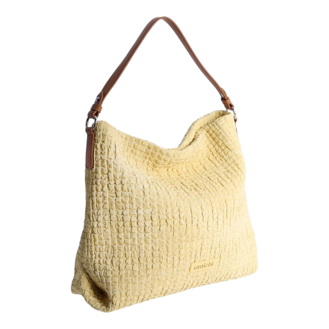 Bolso hobo Amichi Flint Amarillo - KimondoShop