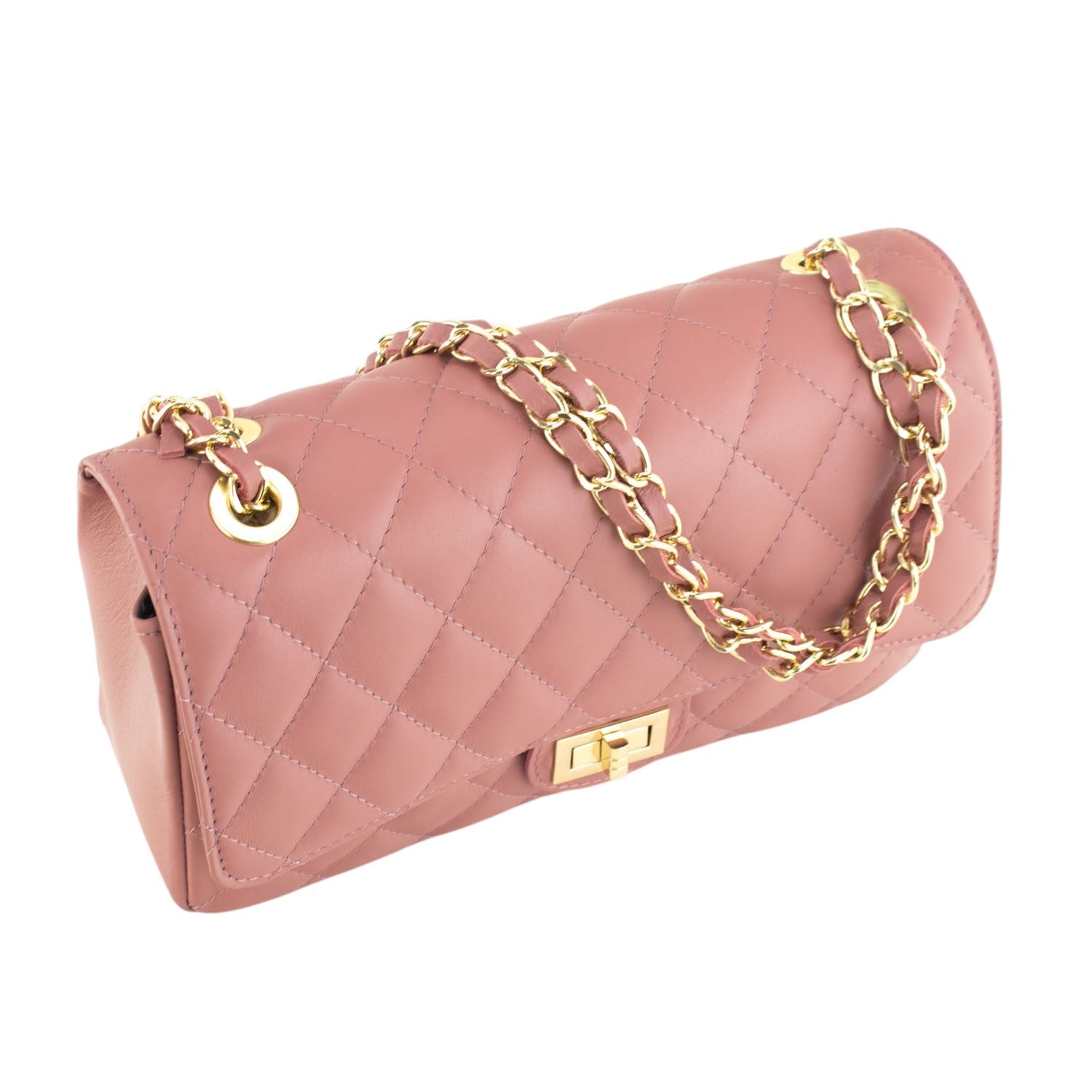 Bolso Piel Pregato Classy Rosa polvo - KimondoShop