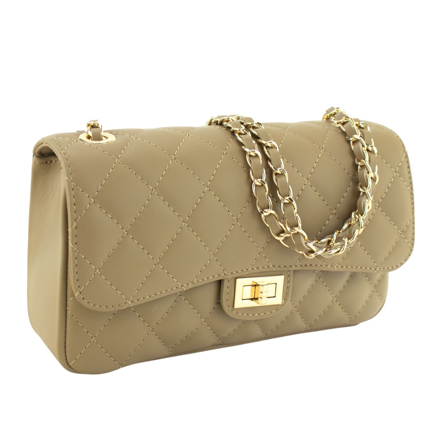 Bolso Piel Pregato Classy Taupe - KimondoShop