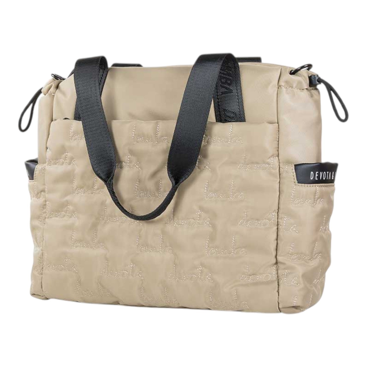 Bolso shopper Devota & Lomba Hand Taupe - KimondoShop