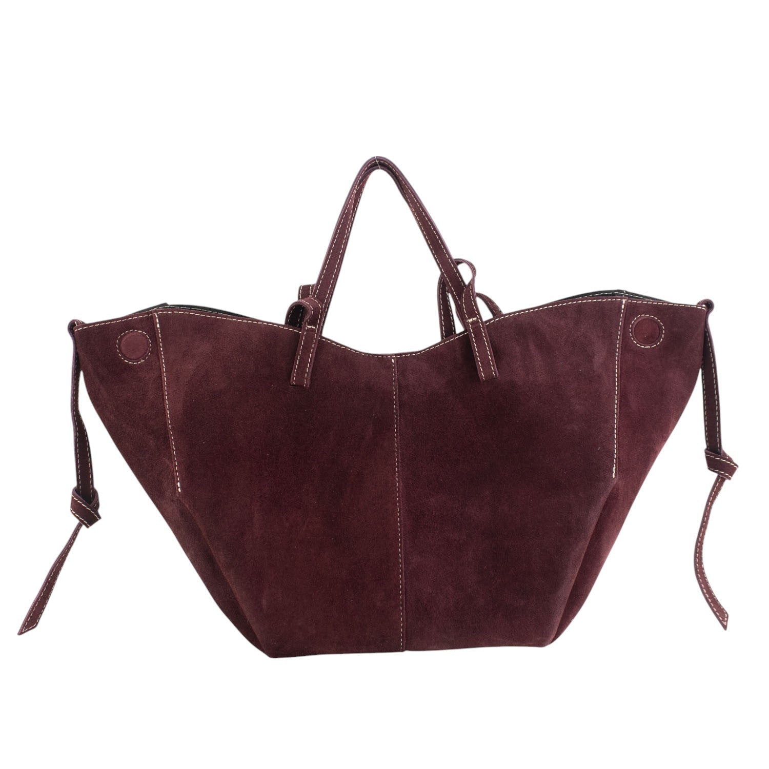 Bolso shopper Piel Pregato Venetto Burdeos - KimondoShop