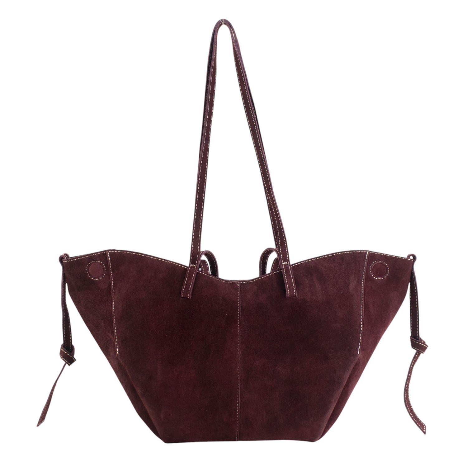 Bolso shopper Piel Pregato Venetto Burdeos - KimondoShop