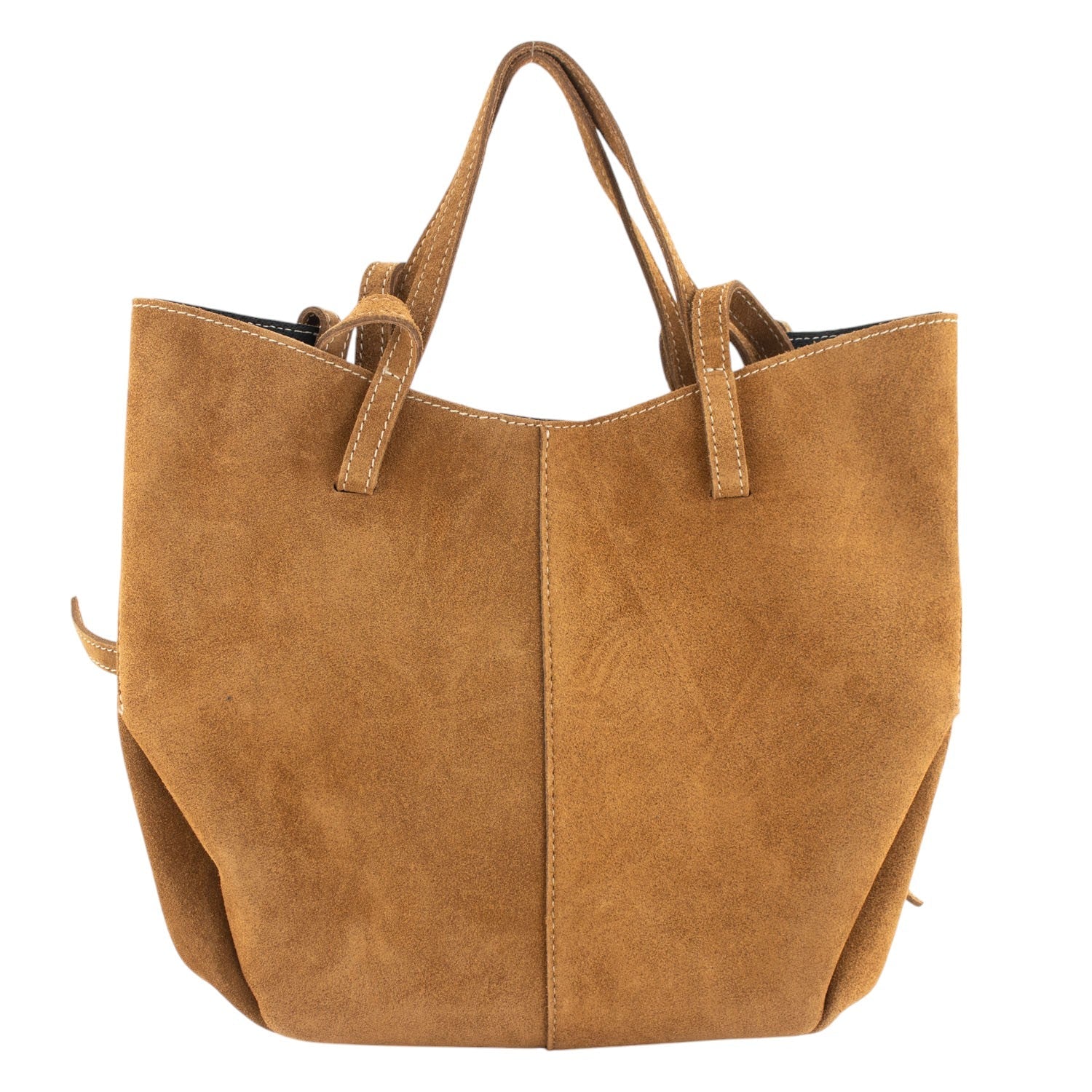 Bolso shopper Piel Pregato Venetto Camel claro - KimondoShop