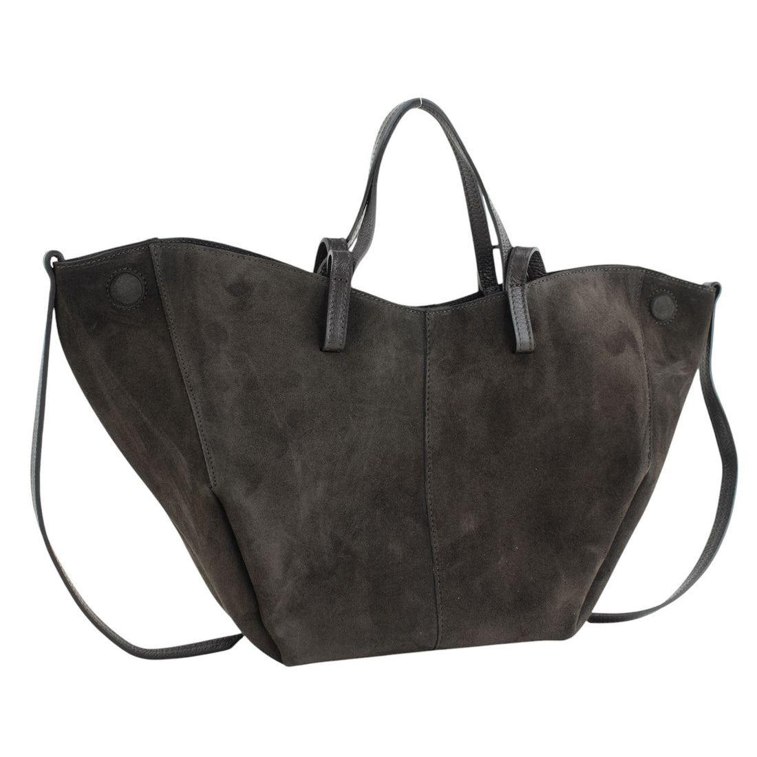 Bolso shopper Piel Pregato Venetto Chocolate oscuro - KimondoShop