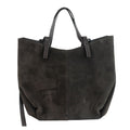 Bolso shopper Piel Pregato Venetto Chocolate oscuro - KimondoShop