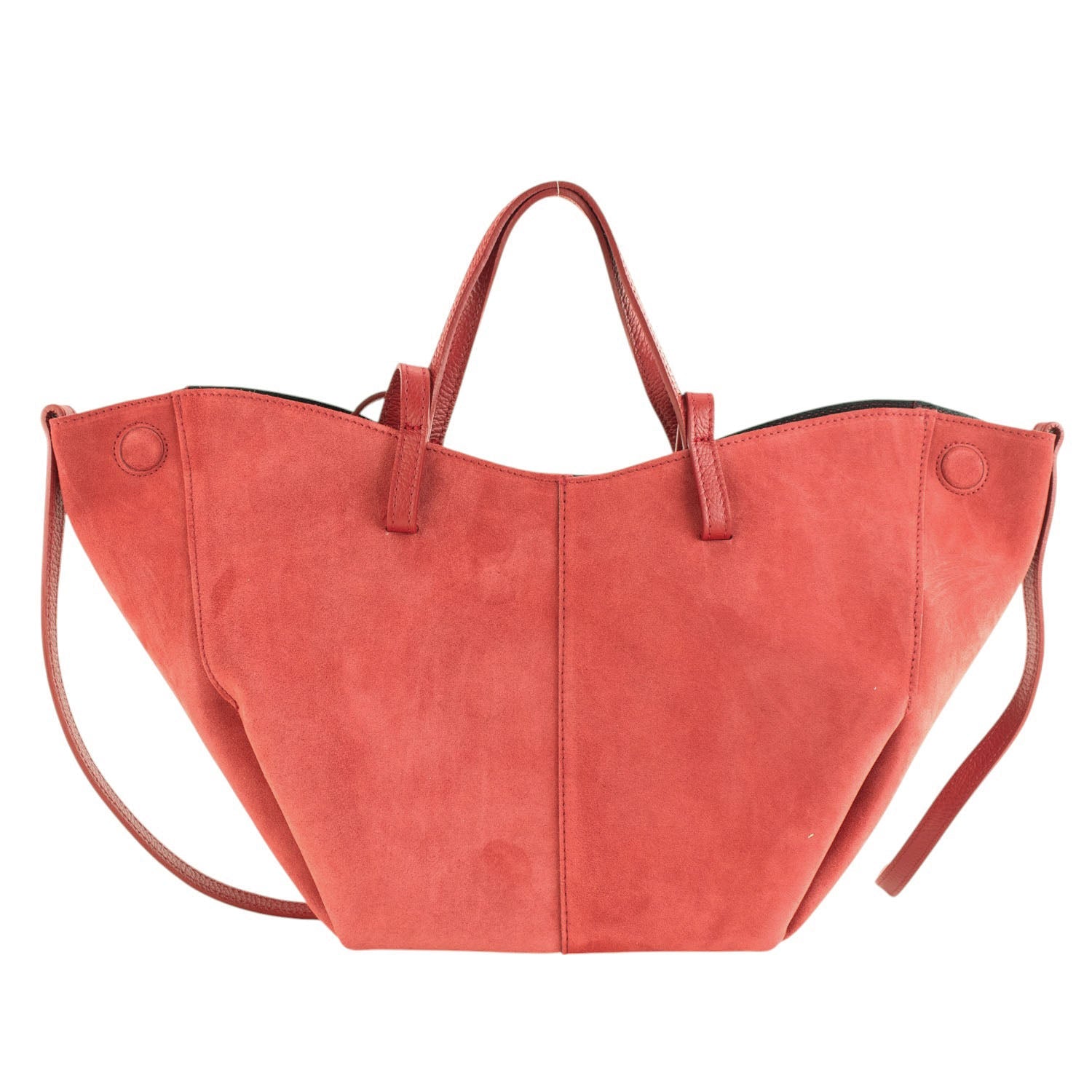 Bolso shopper Piel Pregato Venetto Coral - KimondoShop