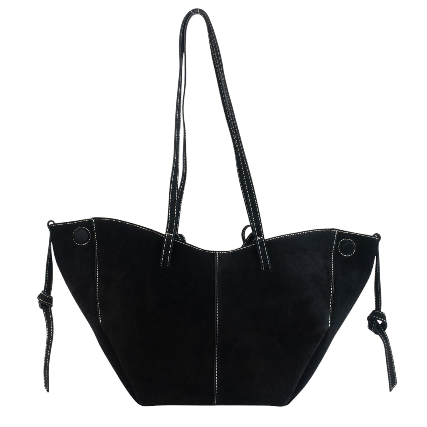 Bolso shopper Piel Pregato Venetto Negro - KimondoShop