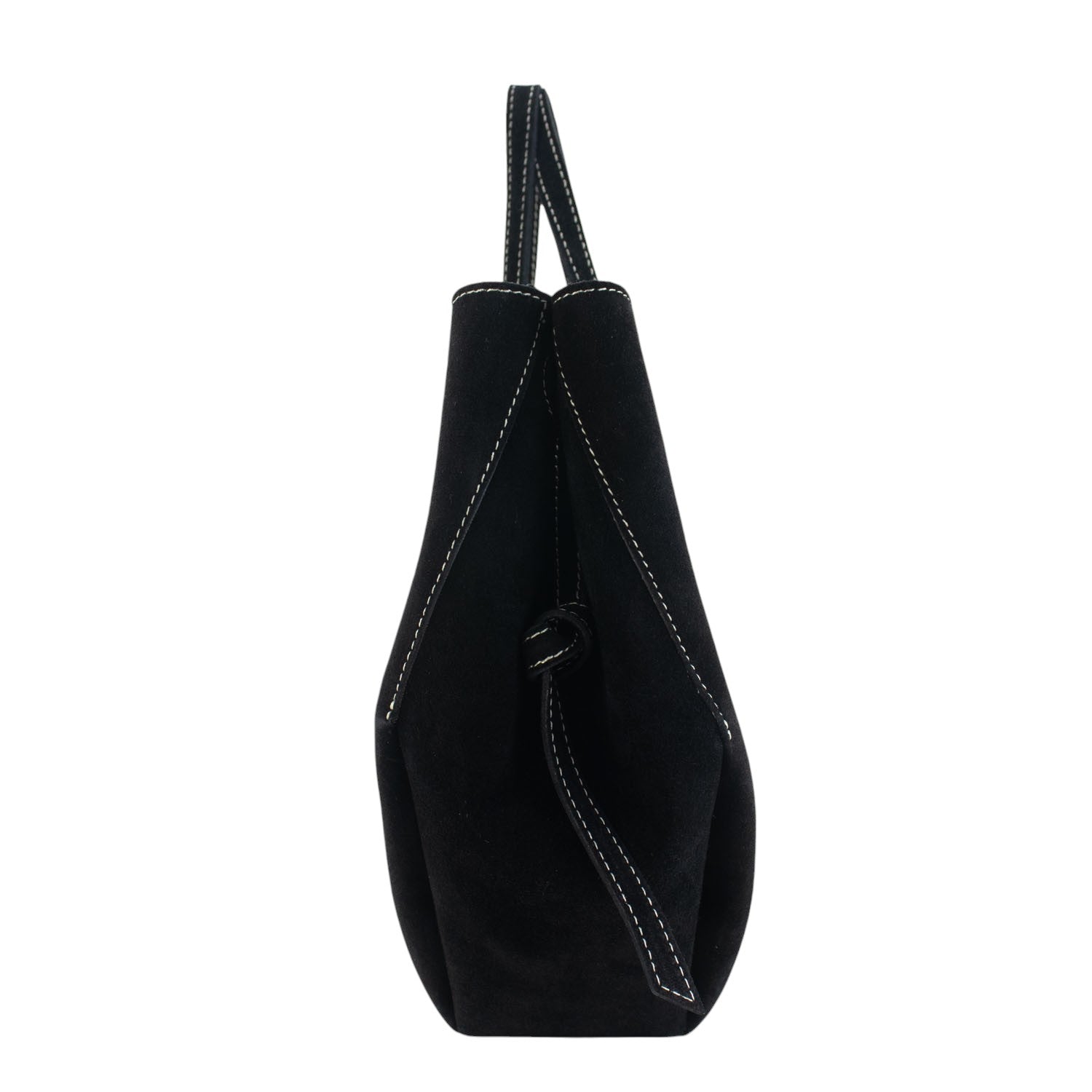 Bolso shopper Piel Pregato Venetto Negro - KimondoShop