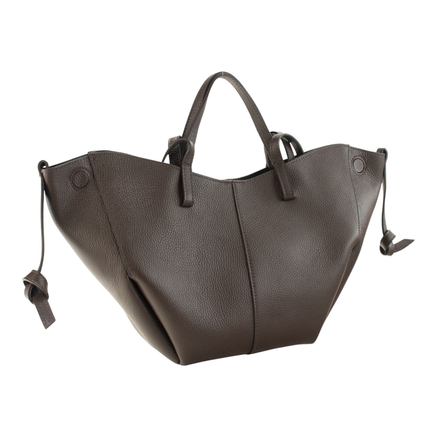 Bolso shopper Piel Pregato Venetto Soft Chocolate - KimondoShop