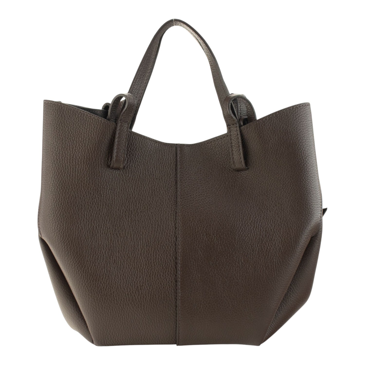 Bolso shopper Piel Pregato Venetto Soft Chocolate - KimondoShop