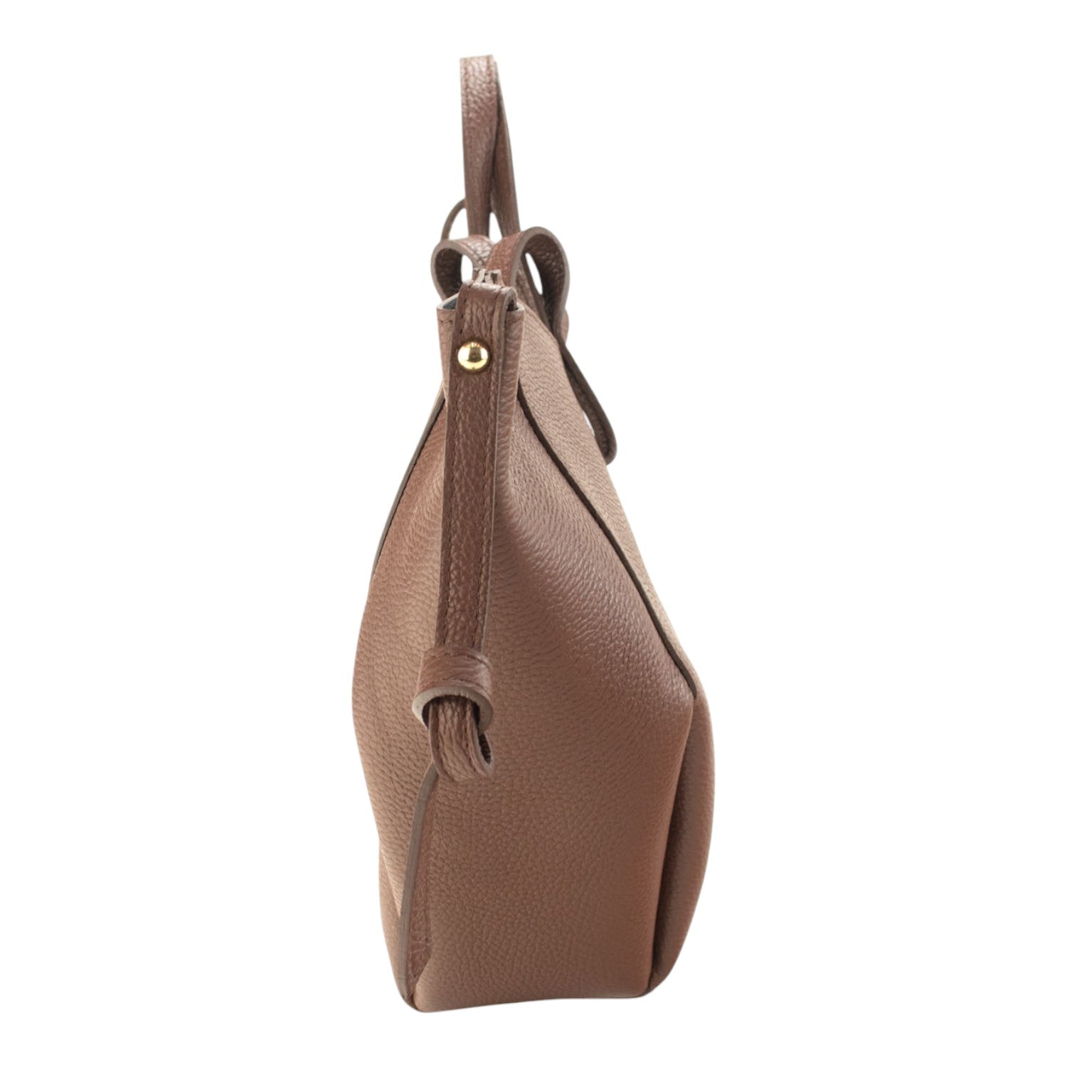 Bolso shopper Piel Pregato Venetto Soft Chocolate claro - KimondoShop