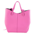 Bolso shopper Piel Pregato Venetto Soft Rosa chicle - KimondoShop